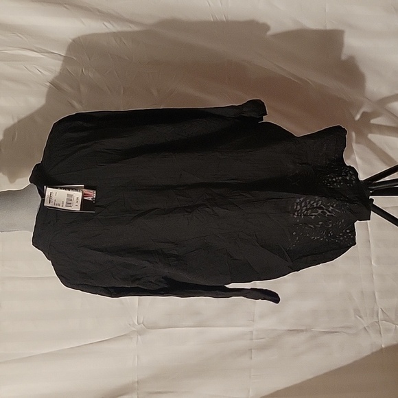 A.L.C. Black Button Down Shirt for Women, Size: 2X, NWT - Picture 5 of 9